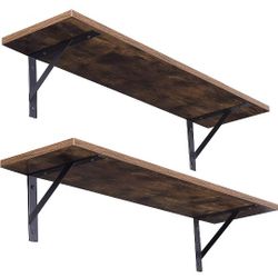 $50 (3FT) LONG WALL MOUNTED SHELF SET 