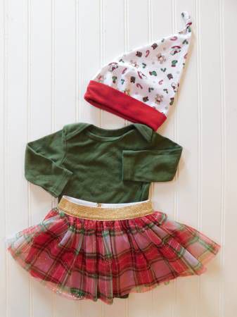 Baby girls 3-6M Holiday Christmas Outfit 🌲 