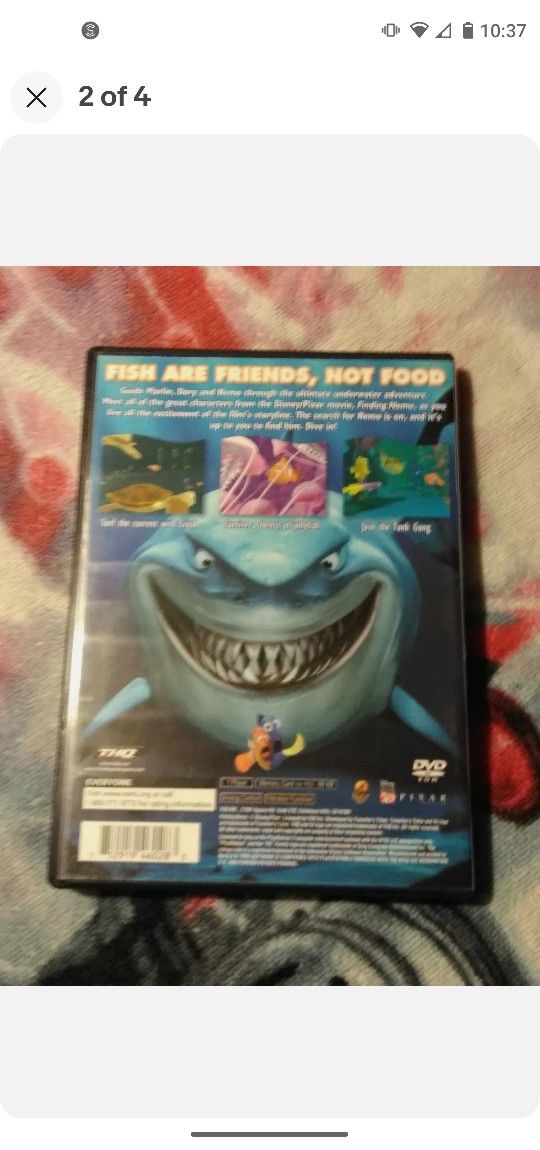 Finding Nemo Playstation 2 PS2 Complete Video Game