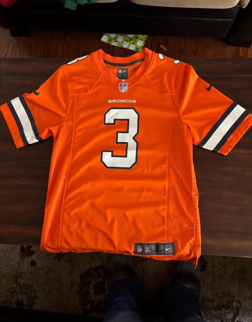 Russell Wilson Denver Broncos Jersey Size S
