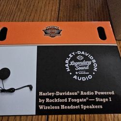 Harley Davidson Rockford Fosgate Stage 1 Sena Speaker Upgrade 