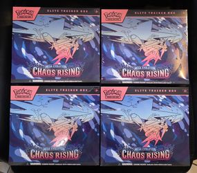 Pokemon Chaos rising elite trainer box no rips