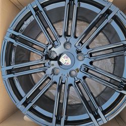 21" New Staggerd PORSCHE PANAMERA Black Wheels & Tires