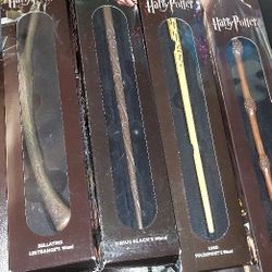 4 Harry Potter Noble Collection Wands