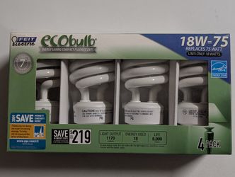 Ecobulb CFL light bulb - NEW
