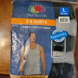 FRUIT OF THE LOOM 5-A SHIRTS PACK