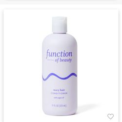 Function Of Beauty Wavy Hair Shampoo And Conditioner Base With Argan Oil 2 Ct - 11 Fl Oz