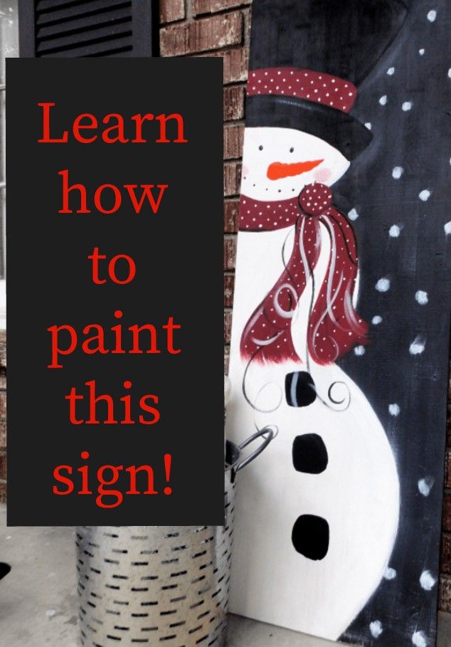 Learn to Paint this sign!