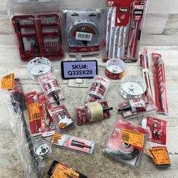 Milwaukee Blades Saws & Bits Mixed Lot Hole Hawg Reciprocating SDS Plus & more See photos