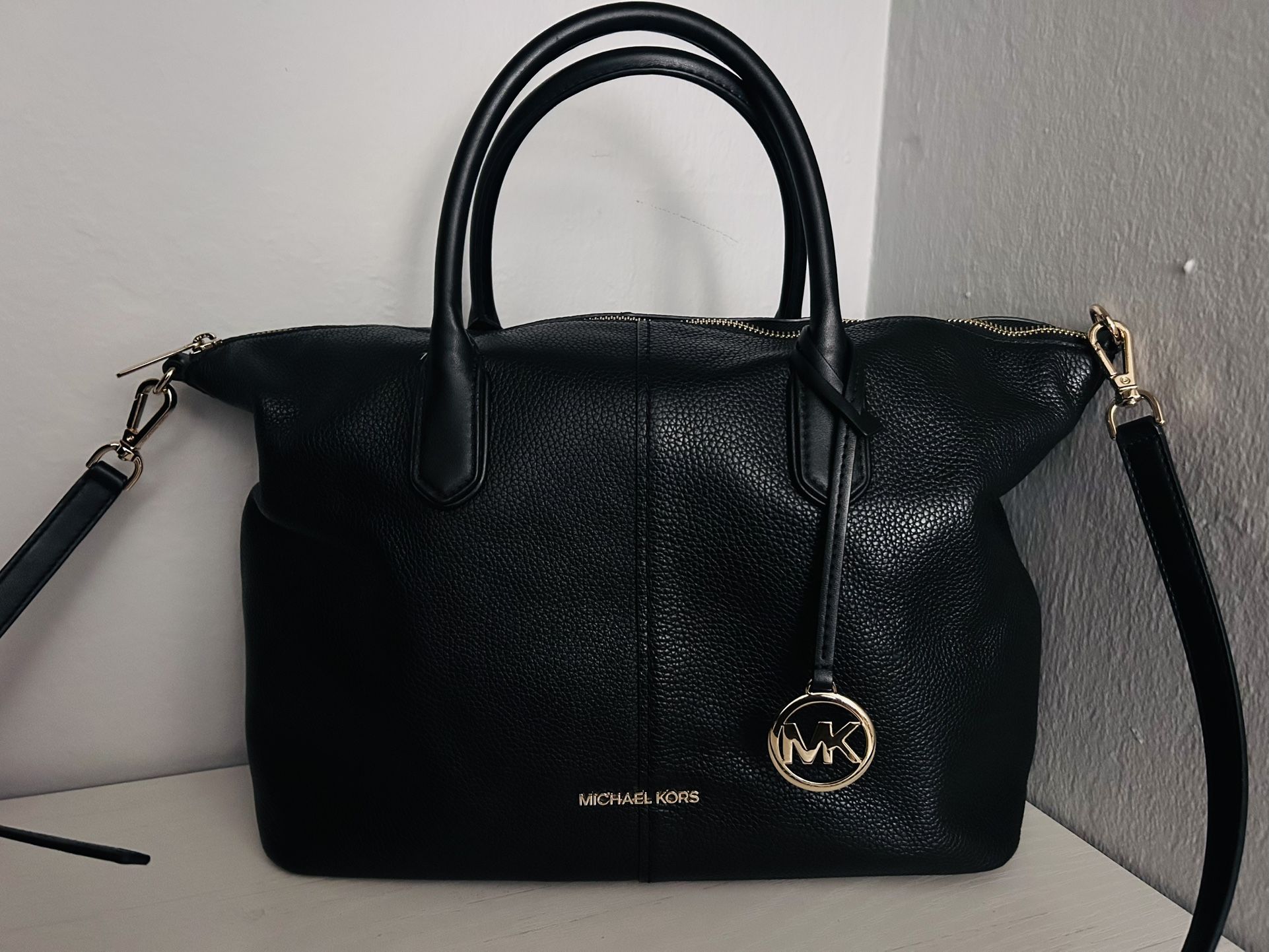 Michael Kors Large Black Pebbled Purse