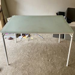 IKEA Laver Simple Glass Desk Or Dining Table