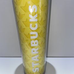 STARBUCKS 2014 Pineapple Tumbler Venti 24 Oz. NO STRAW