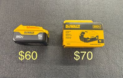 Dewalt 5.0 battery - price is firm!