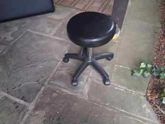 Stool on wheels