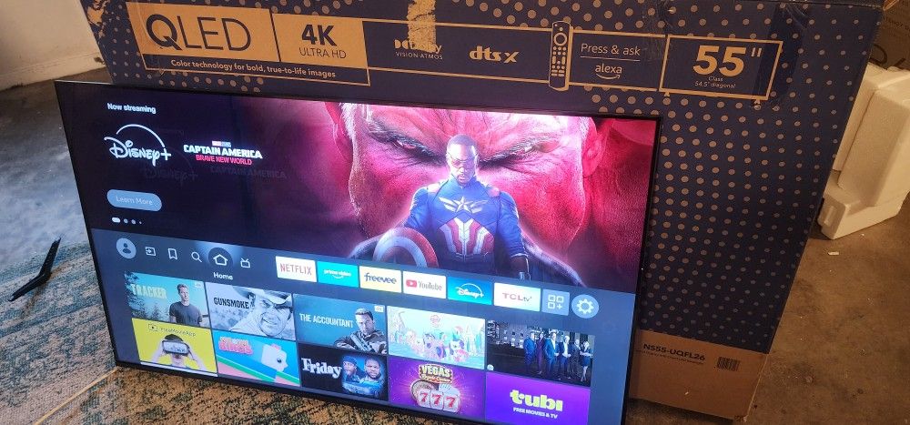 TV INSIGNIA QLED 55" FIRE EDITION SMART 4K