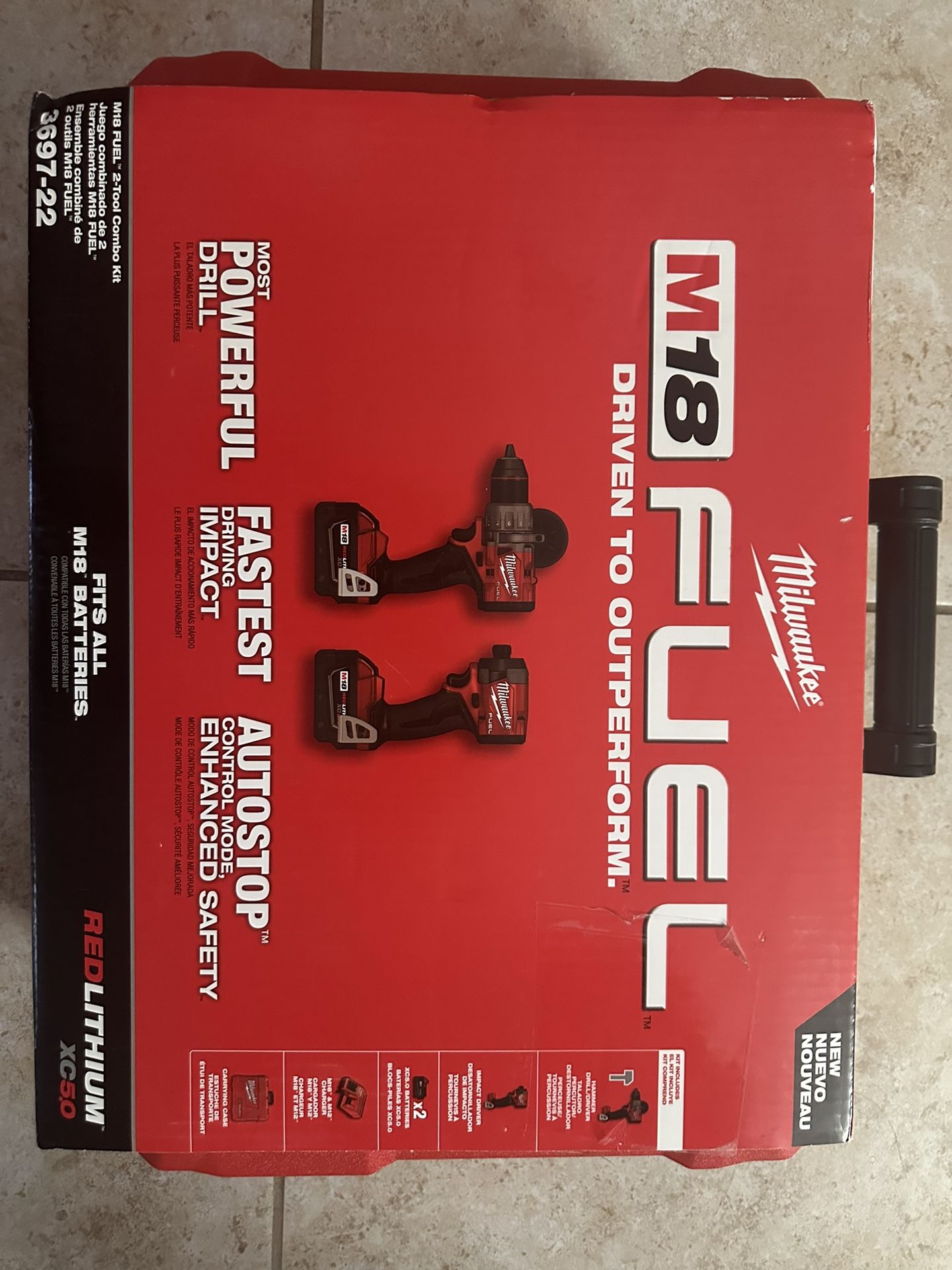 Milwaukee M-18 Fuel Drill Combo