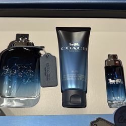 Coach Blue Perfume Set