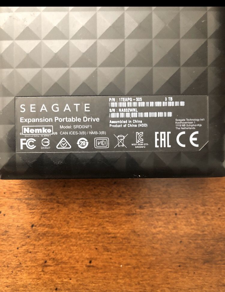 Seagate Expansion Portable Drive 3T