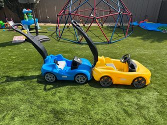 Step2 Kids Push Ride-On Toy Cars Set of 2