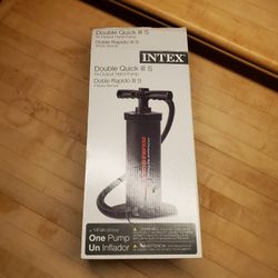 intex Double Quick III S Hi output hand air pump bed pump ball pump