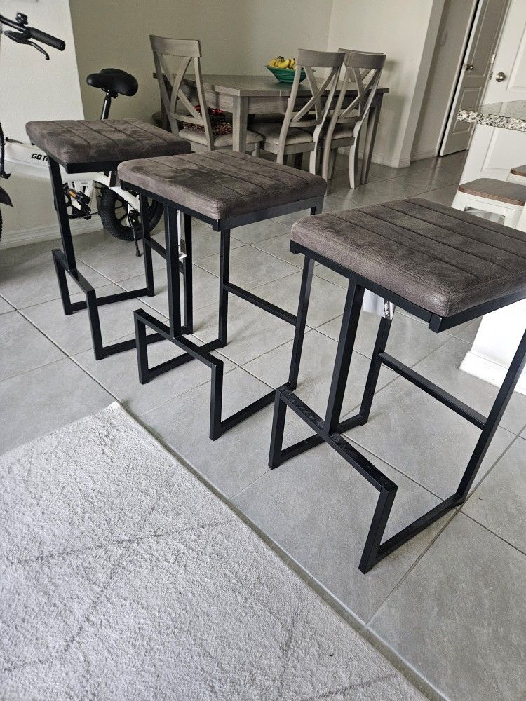 Bar Chairs Stool Table Set Of Three