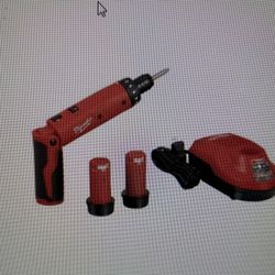 Milwaukee Cordless Angle Drill And Cordless Edge Sander