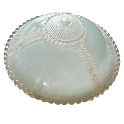 Vintage Art Deco Glass Ceiling Light Fixture Cover Shade Light Blue 30’s/40’s