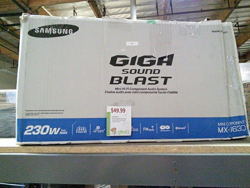 Samsung Giga Sound Blast MX-J360 230W Mini Hi-Fi Audio System