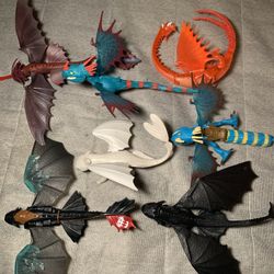 How To Train Your Dragon Lot Of 7 Dragons