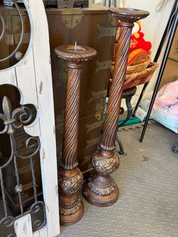 Tall CANDLE HOLDERS