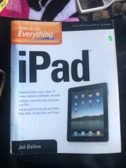 iPad book Everything you need to know and learn how to do it on an iPad
