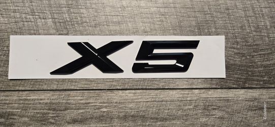 X5 Gloss Black Decal
