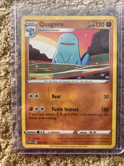Quagmire ..   Pokémon card