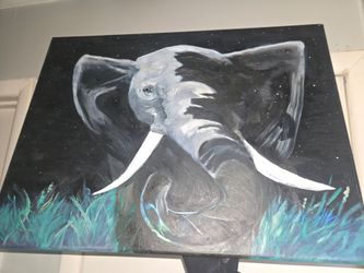 Elephant  original painting