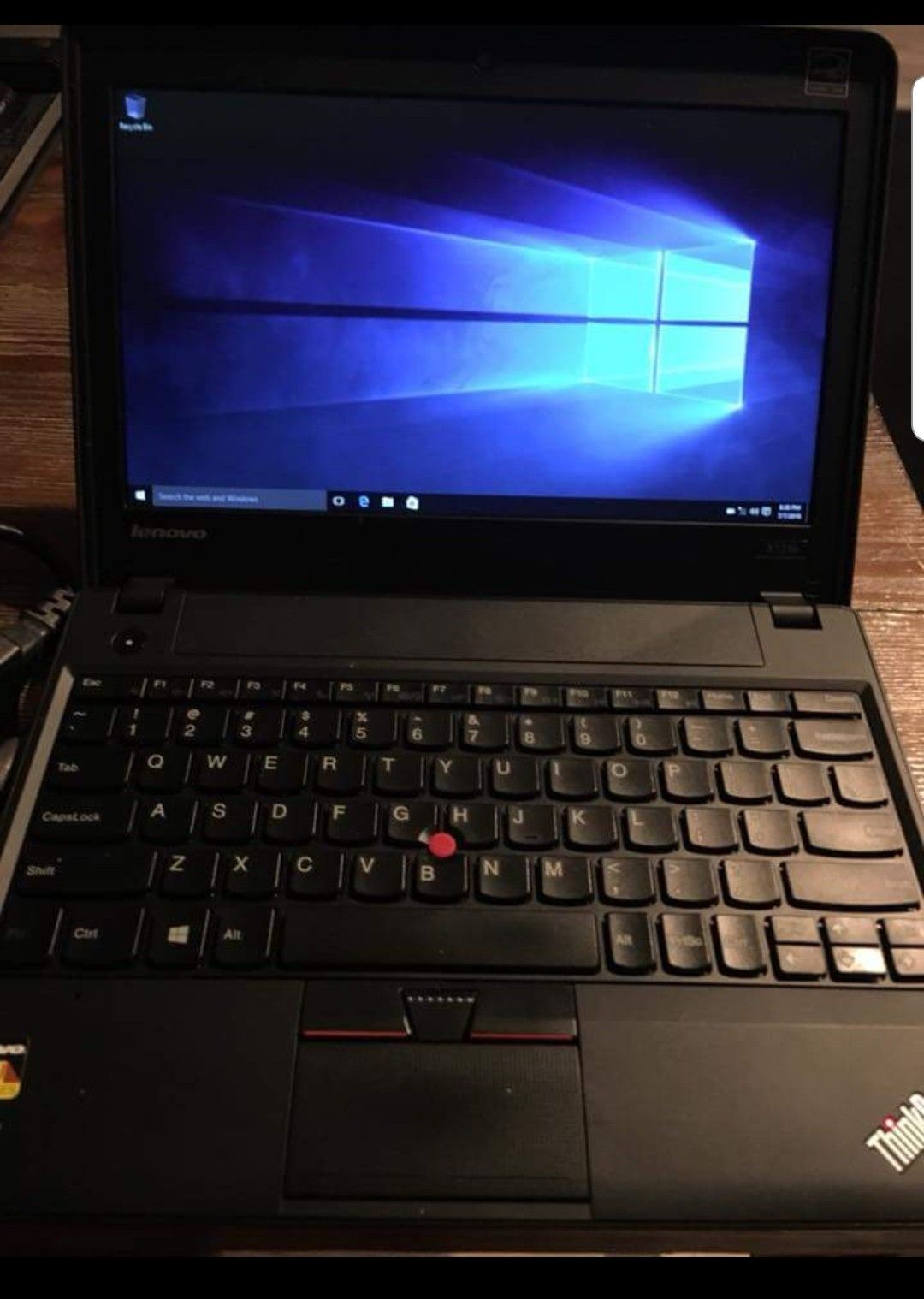 Lenovo Thinkpad X131e LAPTOP AMD E1-1200 APU with Radeon 1.4Ghz 4Gb Ram 320gb Hdd Win 10