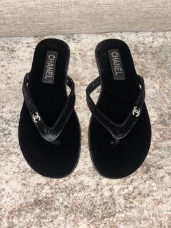 Designer women's slip flops