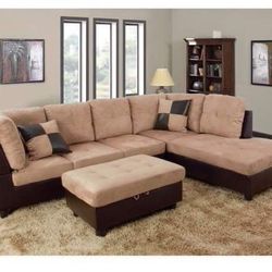 🎈Free Delivery—Brand new sectional sofa couch 