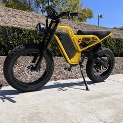 New! Electric Bike, 1500 W, 40mph, Akez E-bike, Black, Red, Blue, Yellow, Free Delivery 🚚 + Lock 🔐 