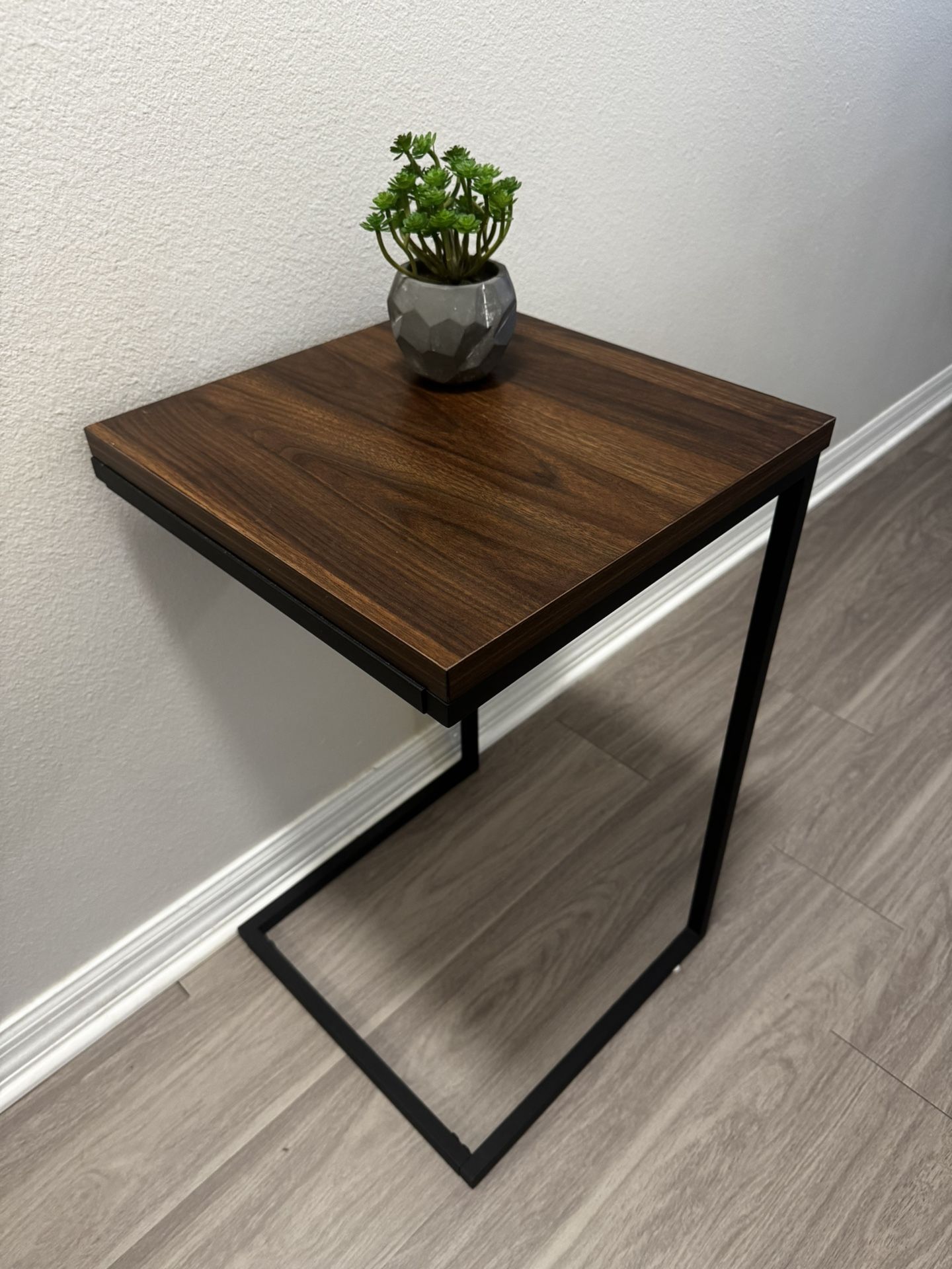 C-Shaped End Table