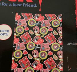 Chucky & Tiffany Horror Print Soft Blanket