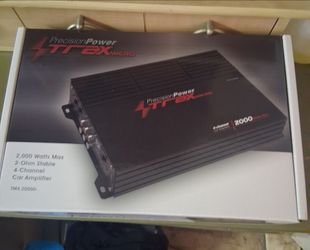 Precision Power Trax Micro 2000 watts 4 Ch Amplifier Brand New In The Box