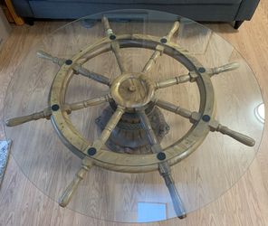 Ships’ Wheel Rotating Table