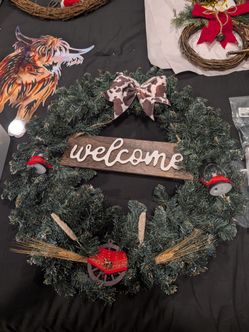 Beautiful Western Welcome Wreath