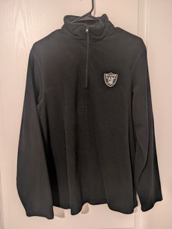 Oakland Raiders Quarter-Zip Fleece Pullover