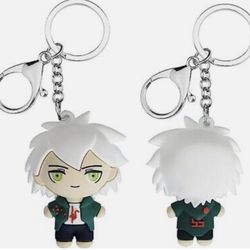 3D Nagito Komaeda Keychain Anime Collectible Figure Toys Keyring