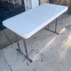 Life Time Outdoor Adjustable And Foldable Table 2 Available $45 Each