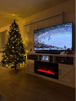 70” Fireplace with TV Stand