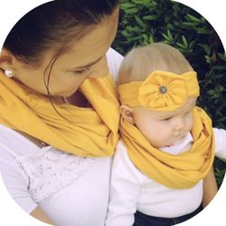 Boys Or Girls Infant Toddler Mustard Yellow Loop Scarf 🧣 
