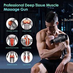 99 Speed Muscle Massage Gun, Deep Tissue Muscle Massager for Pain Relief,  Handheld Electric Body Massager Sports Drill Portable Super Quiet Brushless