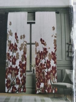 Flower window curtains
